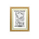 Rama foto A5 (15*20) cu suport Ciocolată aurie cu ornamen 40mm F4014-1176 CM*4786