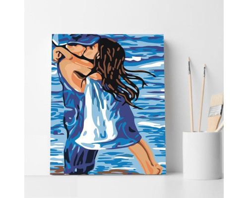 Set pictură pe numere 40*50 "Prima iubire" ECO(fara cutie) 3267