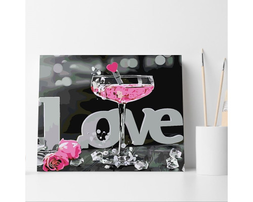 Set pictură pe numere 40*50 "Licoarea dragostei" ECO(fara cutie) 4709