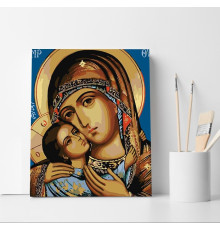 Set pictură pe numere 40*50 "Maica Domnului Umilința" 4175