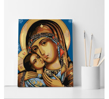 Set pictură pe numere 40*50 "Maica Domnului Umilința" 4175