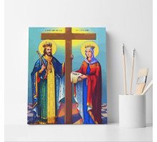 Set pictură pe numere 40*50 "Sfinții Împărați Constantin și Elena" 6028
