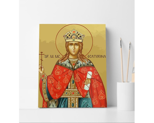 Набор для рисования по номерам 40*50 "Св. Екатерина" 6036