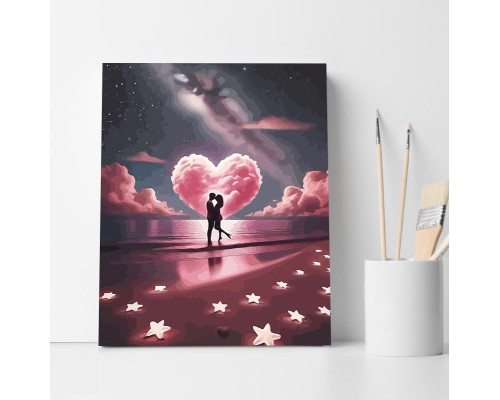 Set pictură pe numere 40*50 "Magia iubirii" ECO(fara cutie) 6426