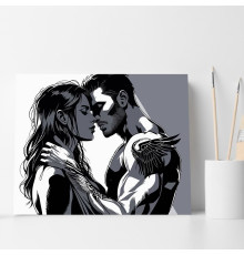 Set pictură pe numere 40*50 "Dragoste ca-n filme" ECO(fara cutie) 6432