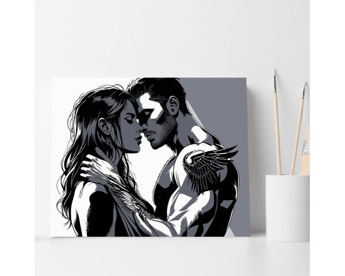 Set pictură pe numere 40*50 "Dragoste ca-n filme" ECO(fara cutie) 6432