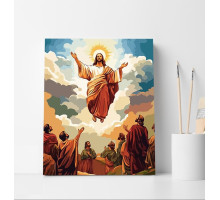 Set pictură pe numere 40*50 "Înălțarea Domnuluil" 6244