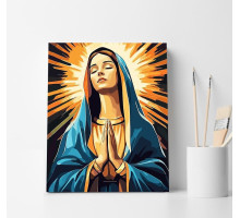 Set pictură pe numere 40*50 "Maica Domnului Luminoasa" 6286