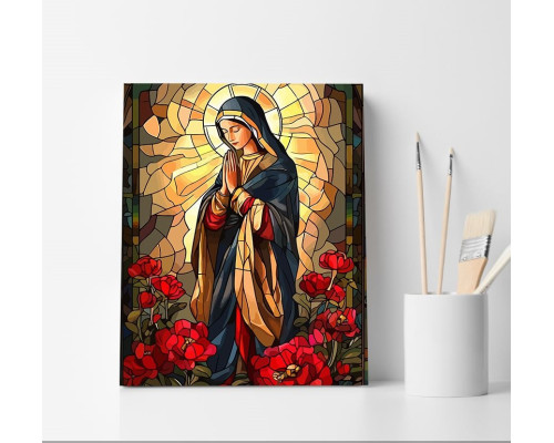 Set pictură pe numere 40*50 "Maica Domnului în rugăciune" 6291