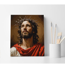 Set pictură pe numere 40*50 "Hristos Pătimitorul" 6318