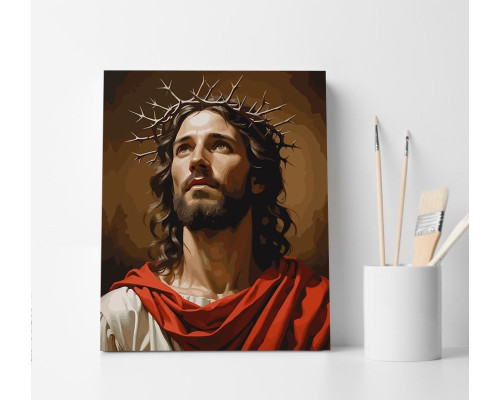 Set pictură pe numere 40*50 "Hristos Pătimitorul" 6318