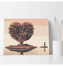 Set pictură pe numere 40*50 "Insula îndrăgostiților" 3433