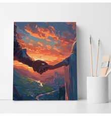 Набор для рисования по номерам 40*50 "Веди меня, моя любовь" 6427