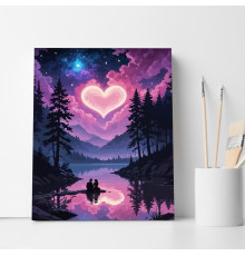 Набор для рисования по номерам 30*40 "Облако любви" ECO(без коробки) 6428