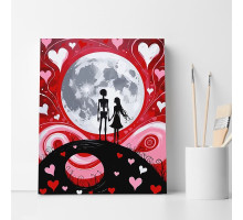 Set pictură pe numere 30*40 "Nici moartea nu ne va despărți" ECO(fara cutie) 6441