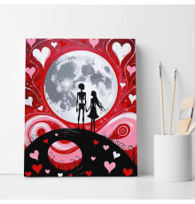 Set pictură pe numere 30*40 "Nici moartea nu ne va despărți" ECO(fara cutie) 6441