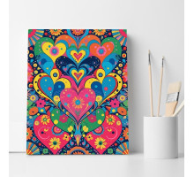 Set pictură pe numere 30*40 "Ornamentele dragostei" ECO(fara cutie) 6463