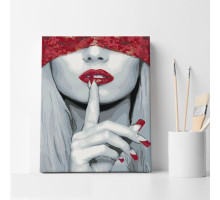 Набор для рисования по номерам 30*40 "Когда слова не нужны" ECO(без коробки) 1212