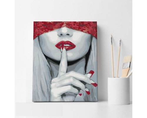 Набор для рисования по номерам 30*40 "Когда слова не нужны" ECO(без коробки) 1212