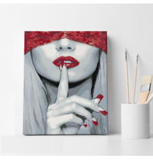 Set pictură pe numere 30*40 "Când tăcerea spune tot" ECO(fara cutie) 1212