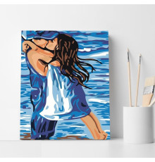 Set pictură pe numere 30*40 "Prima iubire" ECO(fara cutie) 3267