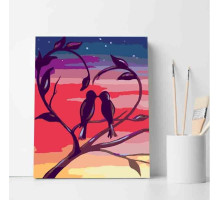Набор для рисования по номерам 30*40 "Песня любви" ECO(без коробки) 3288