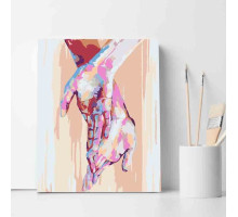 Set pictură pe numere 30*40 "Căldura palmelor" ECO(fara cutie) 3411