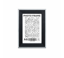 Rama foto A6 (10*15) cu suport negru cu dungă argintie 20 mm F2034-014 CM*4830