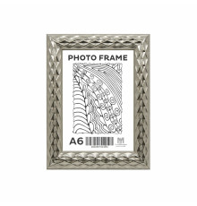 Фоторамка A6 (10*15) c ножкой-подставкой "Silver Diamond" 23мм F2312-S CM*4854