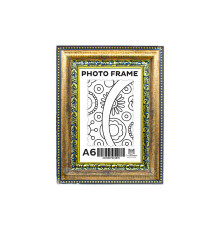 Rama foto A6 (10*15) cu suport aur antic cu ornament 38mm F3803-G CM*4878