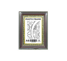 Rama foto A6 (10*15) cu suport mahagon cu ornament auriu 38mm F3803-H CM*4885