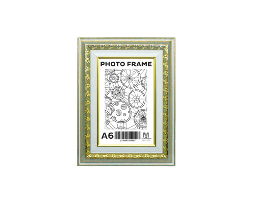 Rama foto A6 (10*15) cu suport Oliva Gold cu ornament 40мм F4014-603 CM*4892