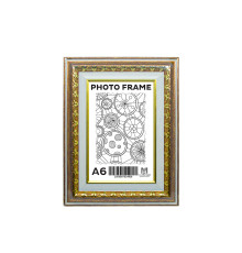 Rama foto A6 (10*15) cu suport Ciocolată aurie cu ornamen 40mm F4014-1176 CM*4908