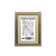 Rama foto A6 (10*15) cu suport Ciocolată aurie cu ornamen 40mm F4014-1176 CM*4908