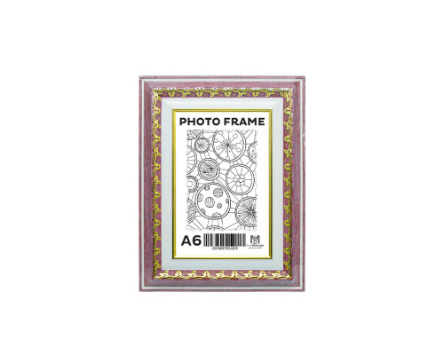 Rama foto A6 (10*15) cu suport Prună înghețată cu ornament 40mm F4014-516 CM*4915