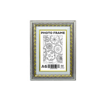 Rama foto A6 (10*15) cu suport Castan cenușiu cu ornament 40mm F4014-2622 CM*4939