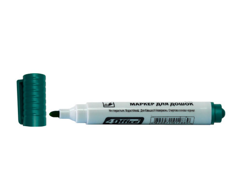 Marker pt tabla, 3mm, varf rotund, verde, 4-105, 4Office (12/720)