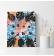 Набор для рисования по номерам 40*50 "Пальмы" 1137