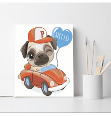 Set pictură pe numere 40*50 "HELLO" 1307