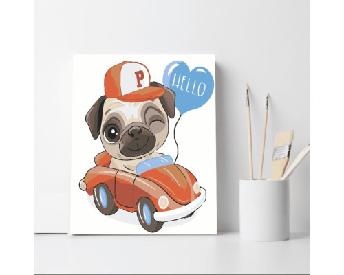 Set pictură pe numere 40*50 "HELLO" 1307