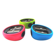 Точилка пластик овальная, 2 отв. (8 /11мм), ассорти, 4820C CLASS(36/144/576)