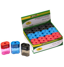 Ascutitoare cu container, asorti, in displai, 4-316, 4OFFICE (24/1440)