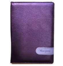 Carnet А5 80foi, matematica, piele eco, violet, 9210 (1/40)