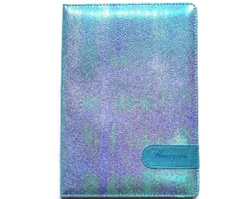 Carnet А5 80foi, matematica, piele eco, azuriu metalic, 9218 (1/40)