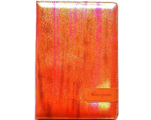 Carnet А5 80foi, matematica, piele eco, portocaliu metalic, 9222 (1/40)