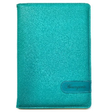 Carnet А5 80foi, matematica, piele eco, turcoaz metalic, 9231 (1/40)