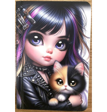 Carnet А6(140х95) 64 foi, matematică, coperta tare, N9818 (40)