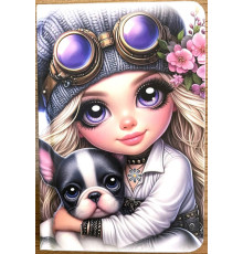 Carnet А6(140х95) 64 foi, matematică, coperta tare, N9819 (40)