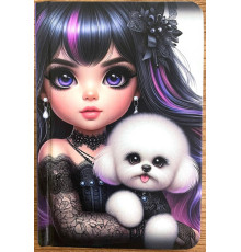 Carnet А6(140х95) 64 foi, matematică., coperta tare, N9821 (40)