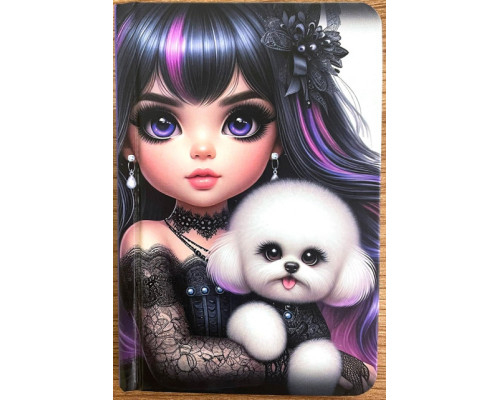 Carnet А6(140х95) 64 foi, fară liniatură., coperta tare, N9821 (40)